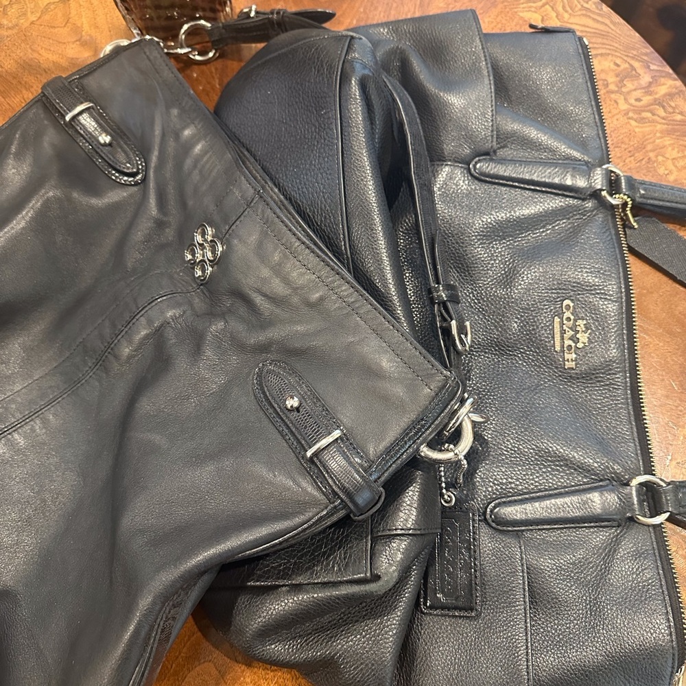 GUC Coach black purse bundle
